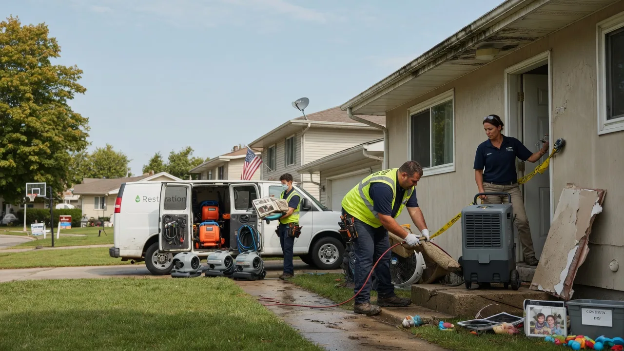 Water Damage Restoration in Hydetown, PA near me